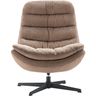 Draaifauteuil Baray taupe