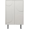 Opbergkast Atri 135x85x40 cm wit