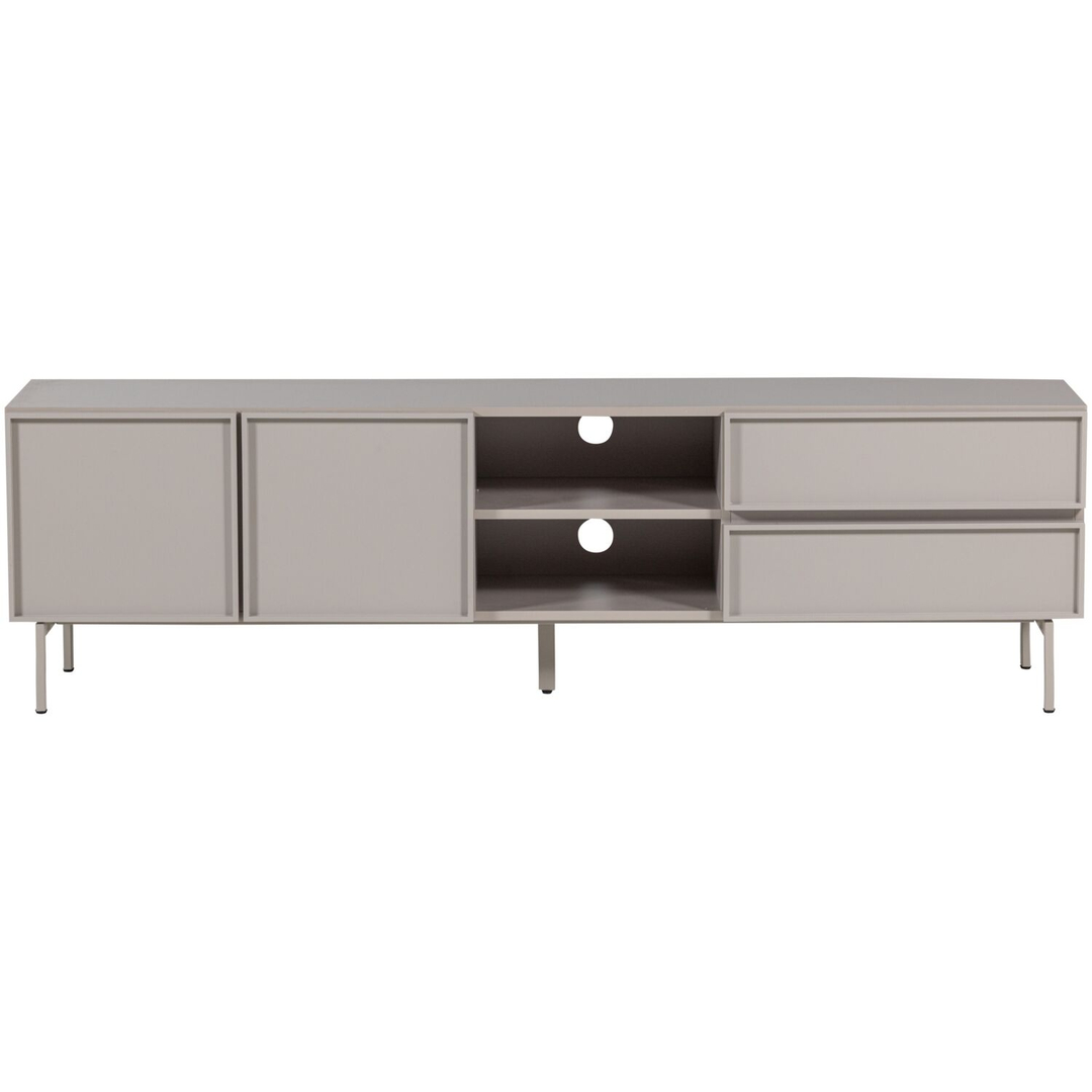 Tv-meubel Forieo 180 cm grijs