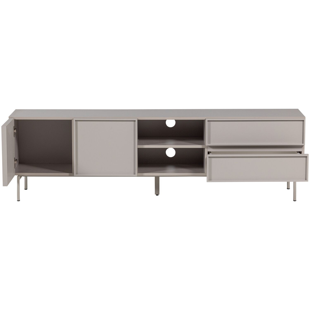 Tv-meubel Forieo 180 cm grijs