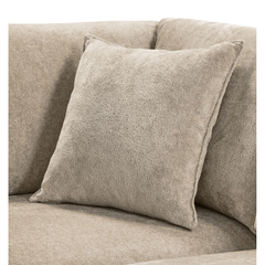 Hoekbank rechts Licato taupe relaxfunctie excellent comfort hocker