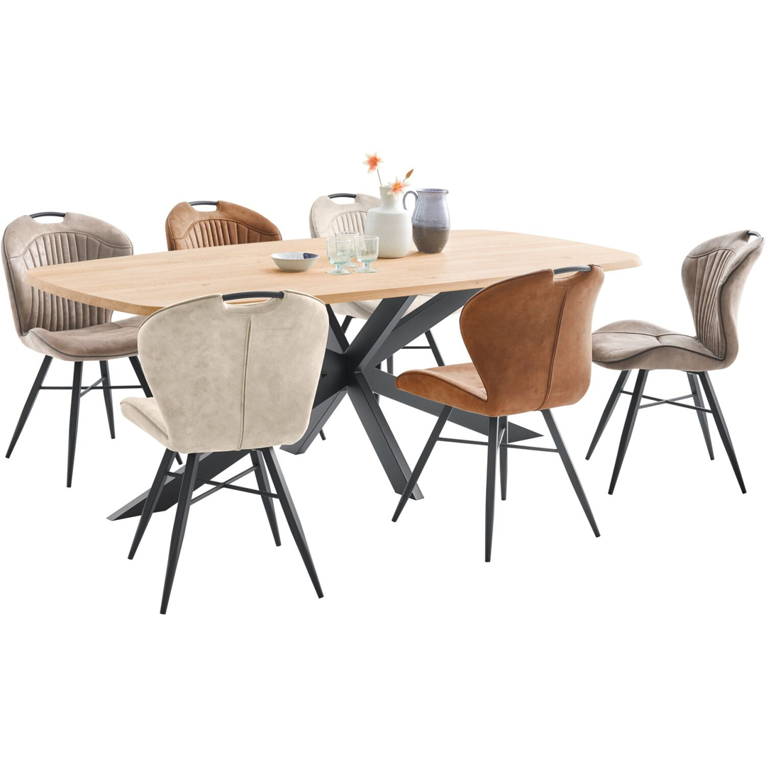 Eettafel Walden eikenhout 200x100 cm Deens ovaal