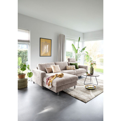 Hoekbank links Totham bruin relaxfunctie basic comfort