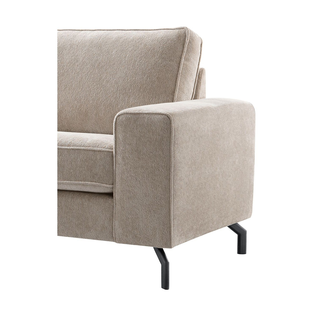 Hoekbank links Totham taupe basic comfort