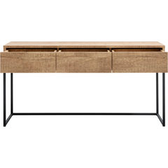 Sidetable Parete 150x40 cm rechthoekig bruin