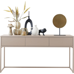 Sidetable Parete 150x40 cm rechthoekig grijs
