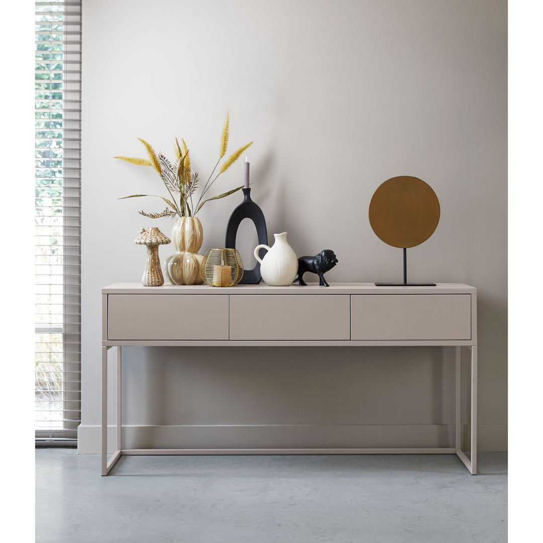 Sidetable Parete 150x40 cm rechthoekig grijs