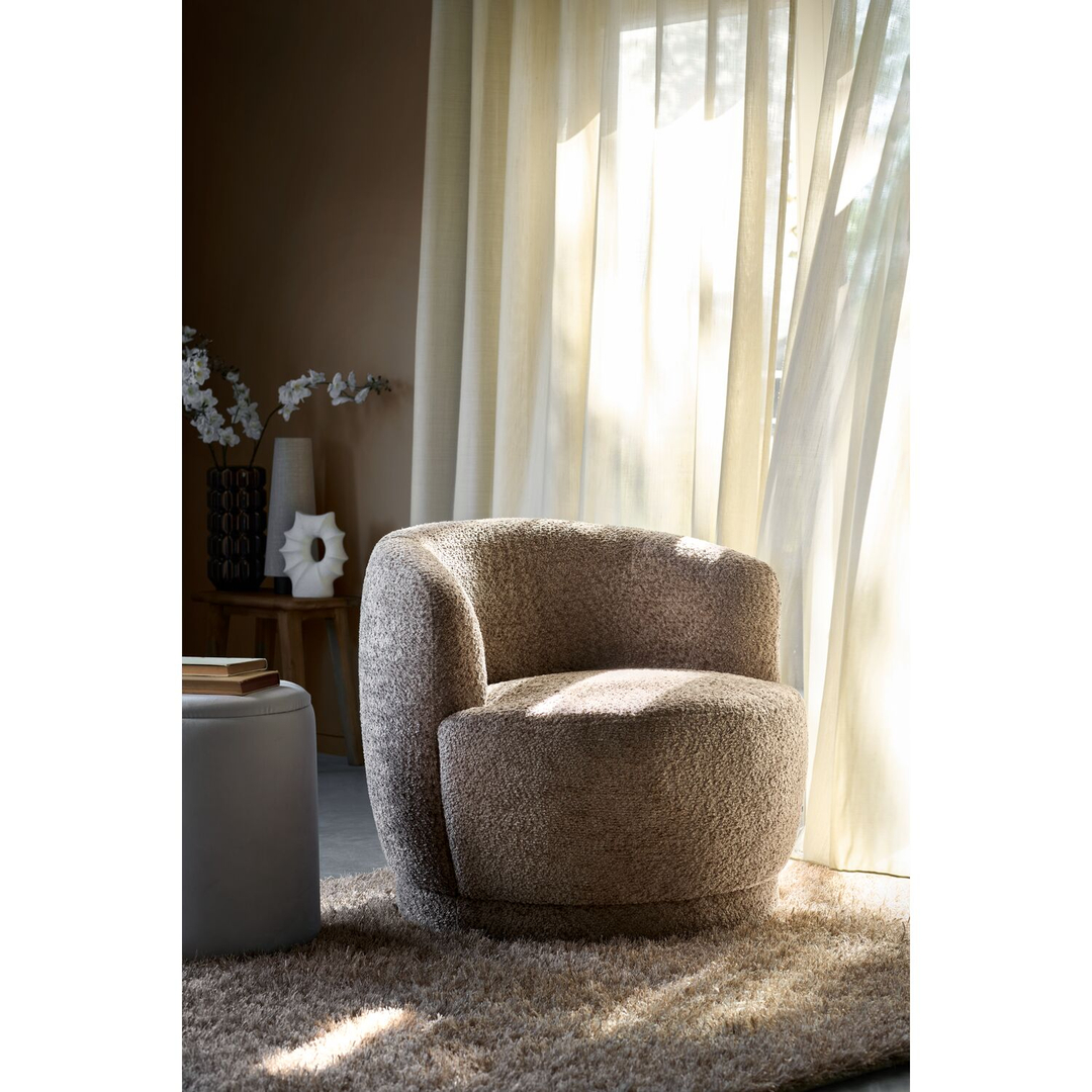 Draaifauteuil Fiumi taupe 