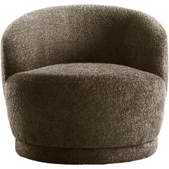 Draaifauteuil Tenna bruin