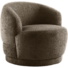 Draaifauteuil Tenna bruin