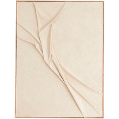 Wandpaneel Meschio 80x60 cm rechthoekig crème