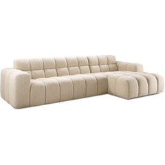 Hoekbank rechts Tirato beige premium comfort