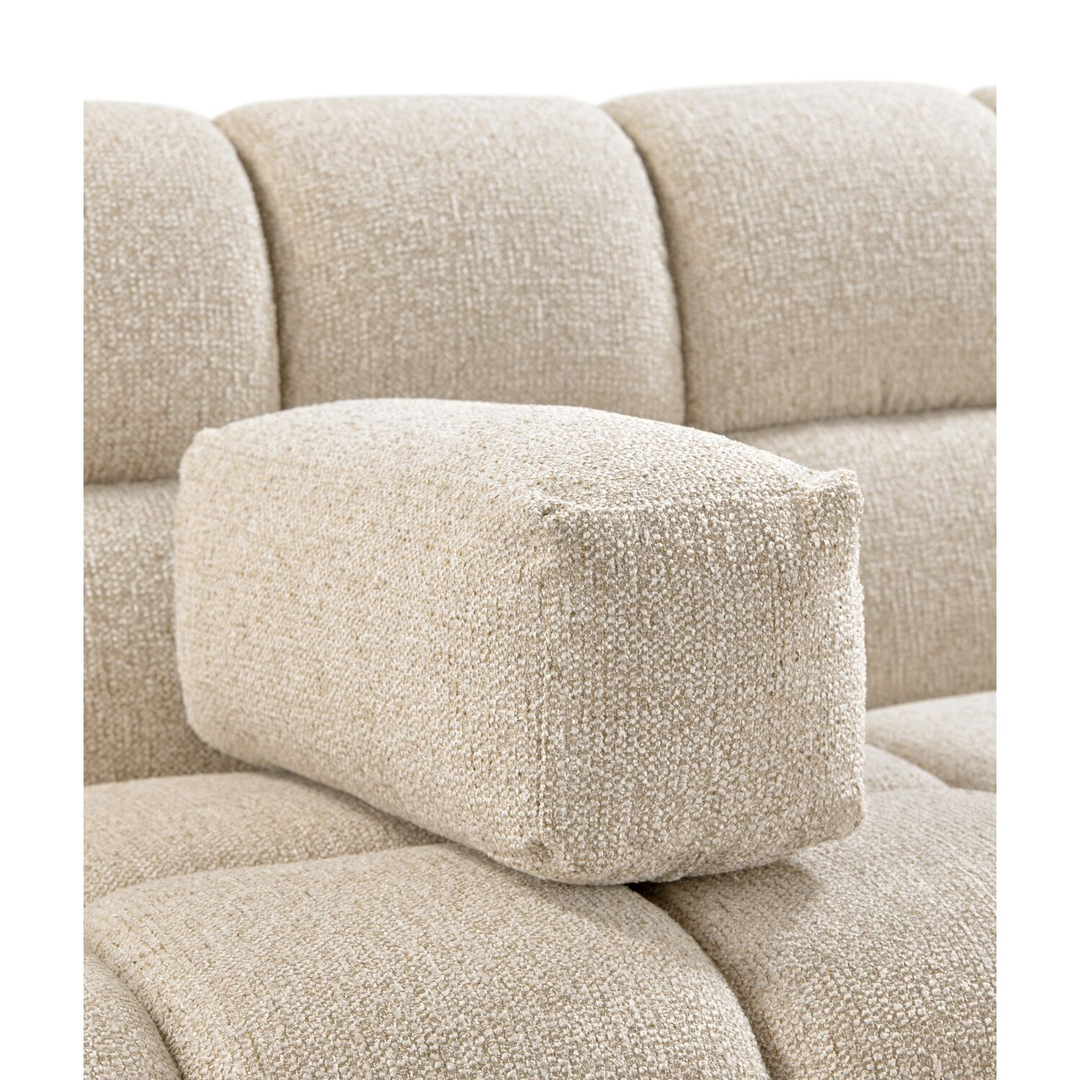 Hoekbank rechts Tirato beige premium comfort