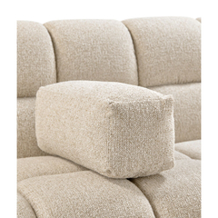 Hoekbank rechts Tirato beige premium comfort