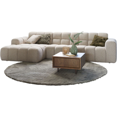 Hoekbank links Tirato beige premium comfort