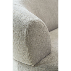 Hoekbank rechts Tilde bouclé grijsbeige basic comfort