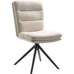 Eetkamerstoel Letta draaibaar beige