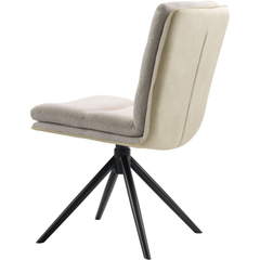 Eetkamerstoel Letta draaibaar beige
