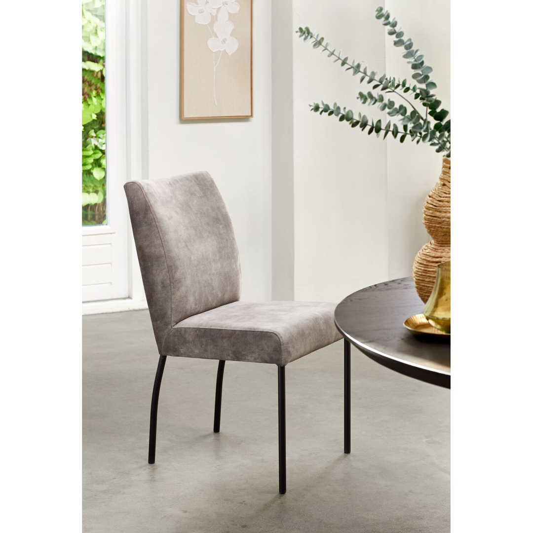 Eetkamerstoel Cenare velvet taupe