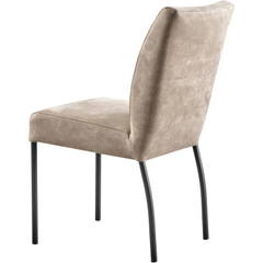 Eetkamerstoel Cenare microleder beige