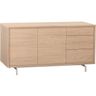 Dressoir Famosa 76x150x45 cm bruin