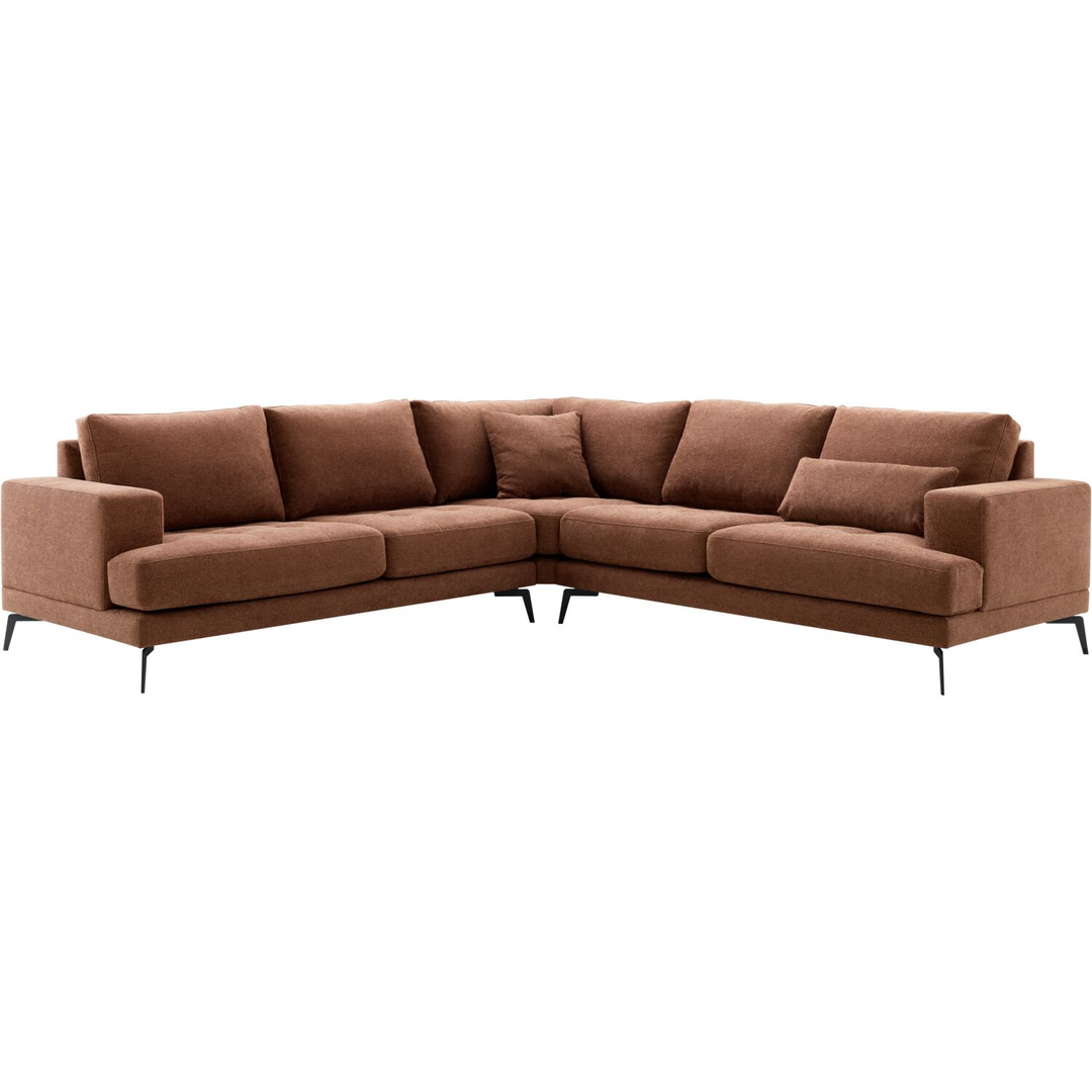 Hoekbank Acante roestbruin supreme comfort 