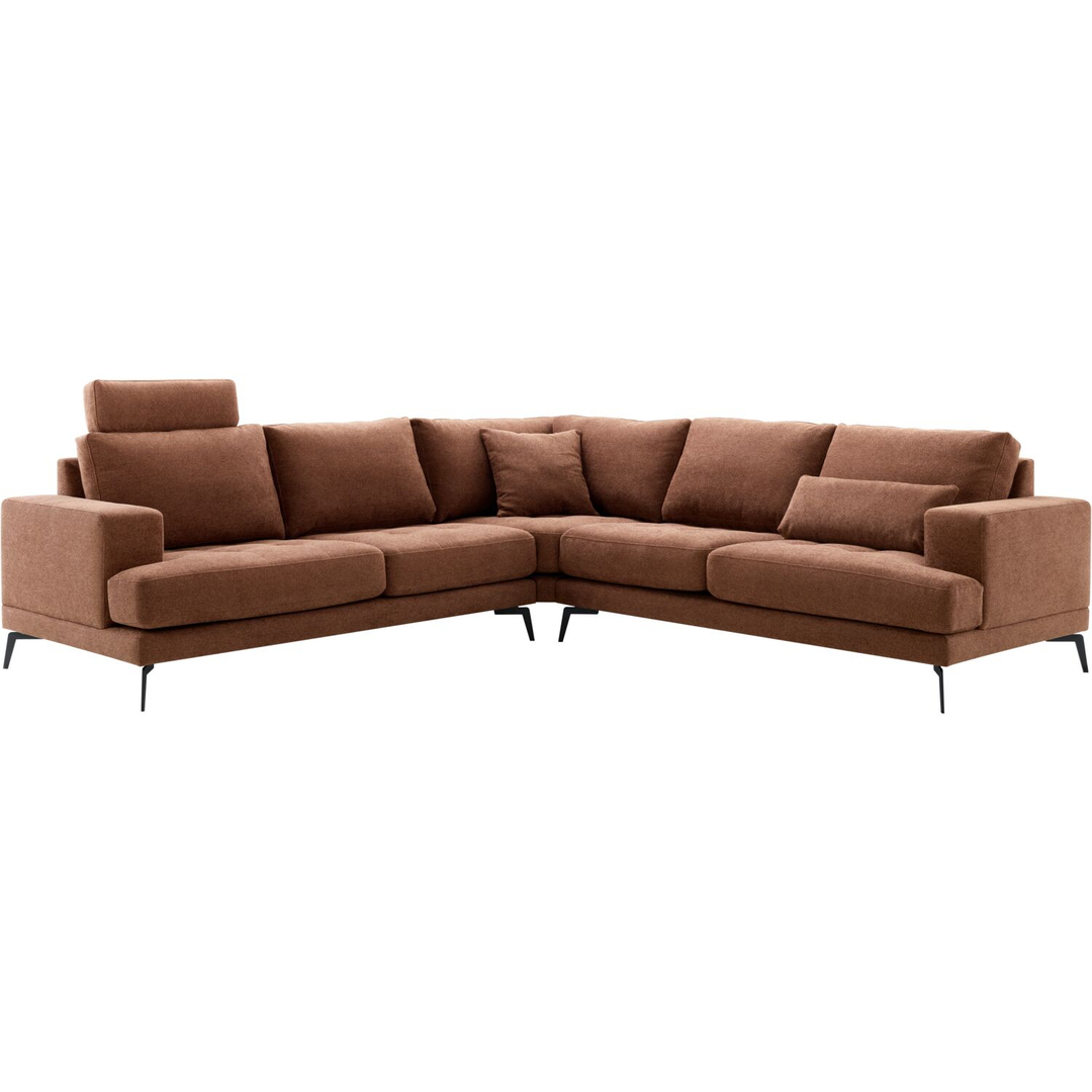Hoekbank Acante roestbruin supreme comfort 