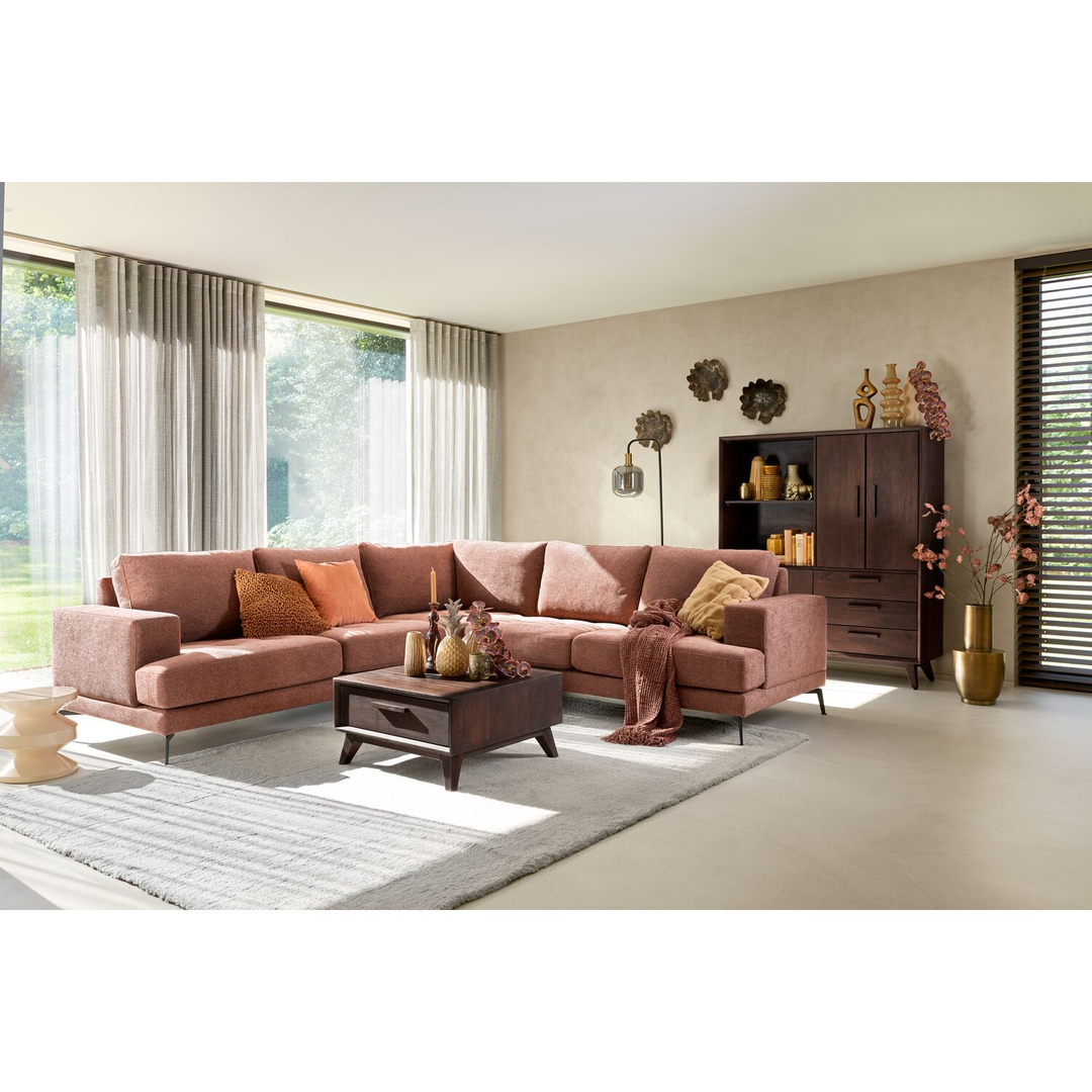 Hoekbank Acante roestbruin supreme comfort 