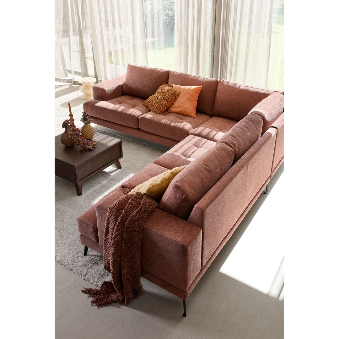 Hoekbank Acante roestbruin supreme comfort 