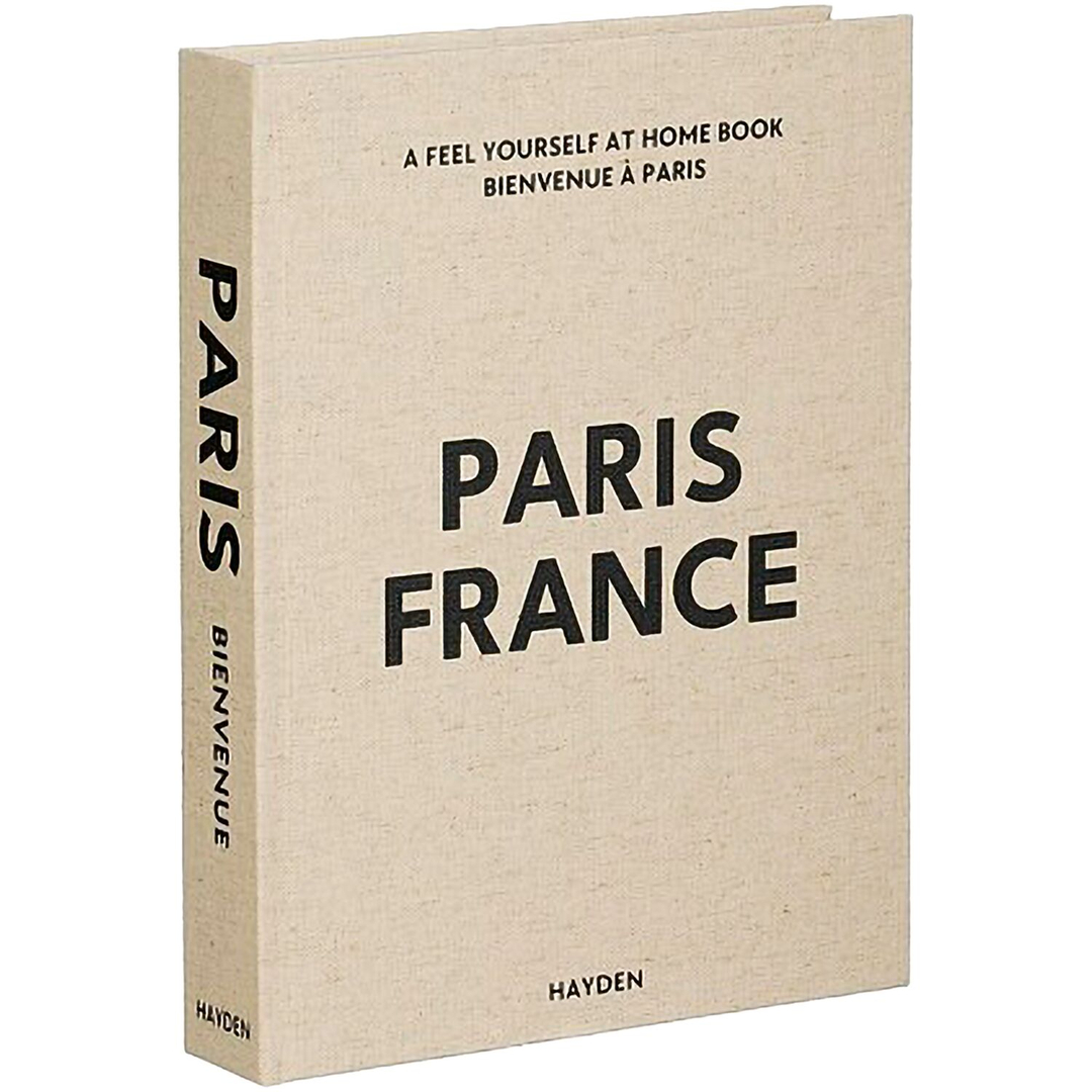 Opbergboek Liscia grijs Paris
