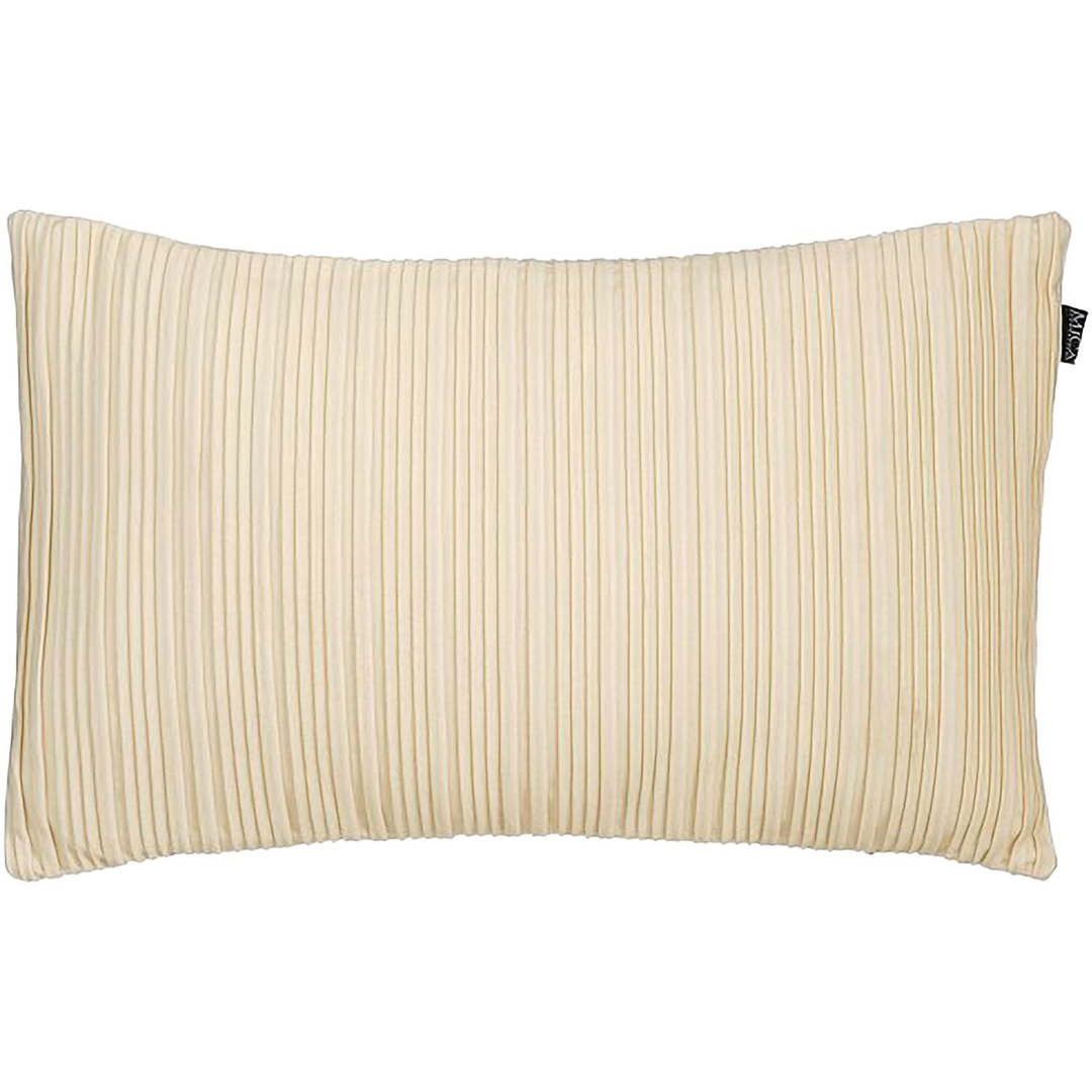 Sierkussen Liscia 55x34 cm beige met ribstructuur