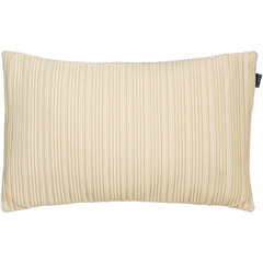Sierkussen Liscia 55x34 cm beige met ribstructuur