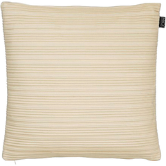 Sierkussen Liscia 45x45 cm beige met ribstructuur