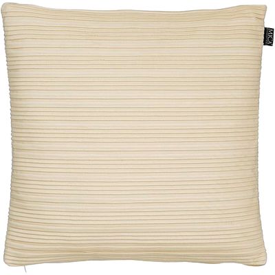 Sierkussen Liscia 45x45 cm beige met ribstructuur