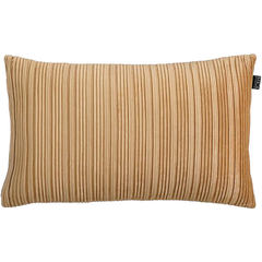 Sierkussen Liscia 55x34 cm lichtbruin met ribstructuur