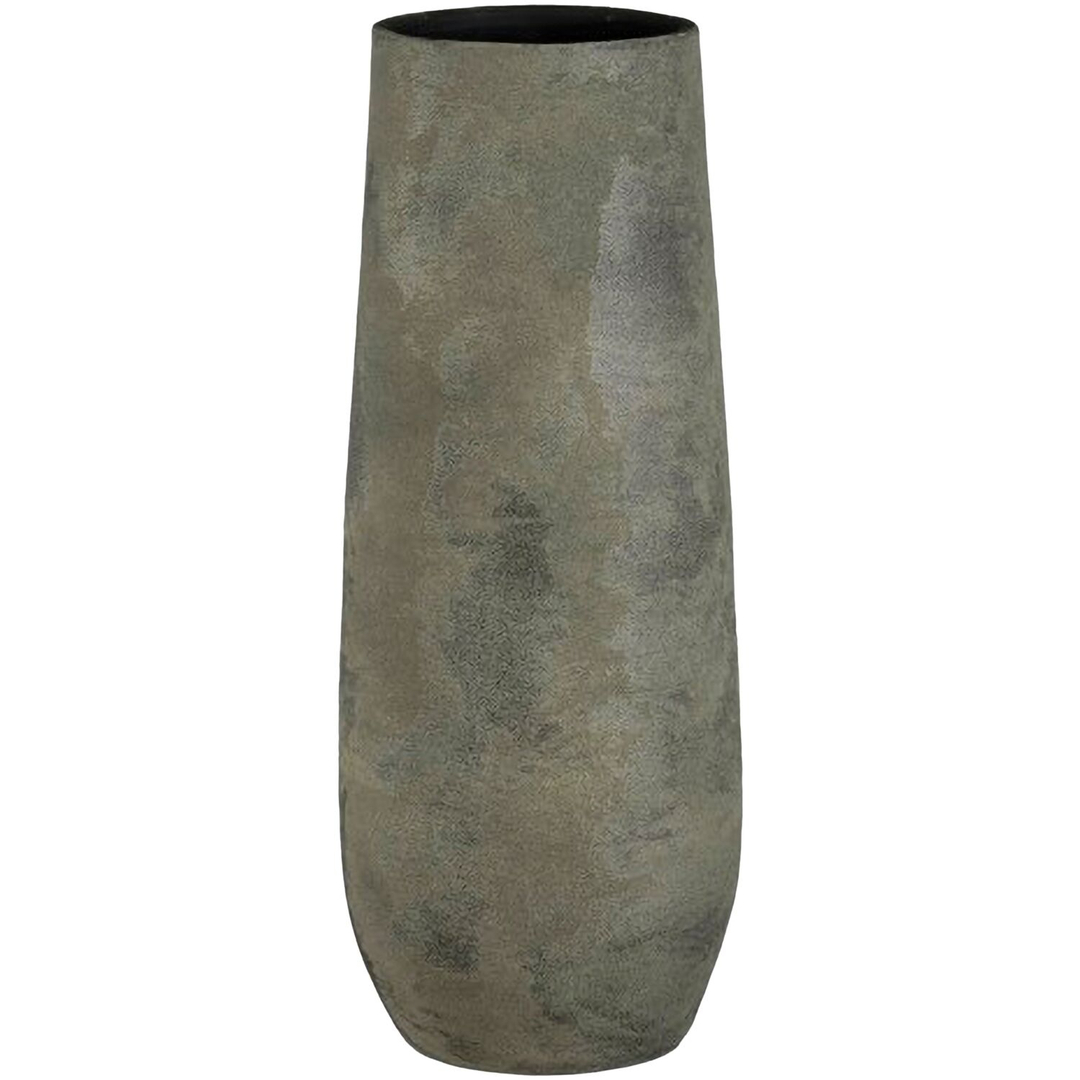 Vaas Curonne 55 cm hoog antraciet