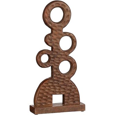 Decoratiebeeld Liscia 42 cm hoog donkerbruin