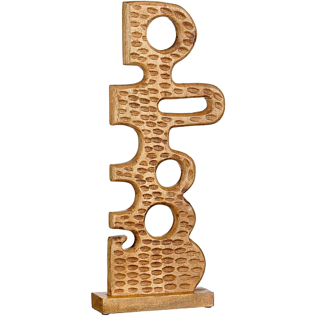 Decoratiebeeld Liscia 52 cm hoog lichtbruin