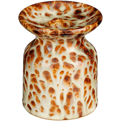 Kandelaar Liscia 10 cm hoog bruin