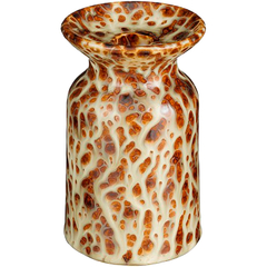 Kandelaar Liscia 14 cm hoog bruin