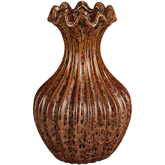Vaas Liscia 28 cm hoog bruin