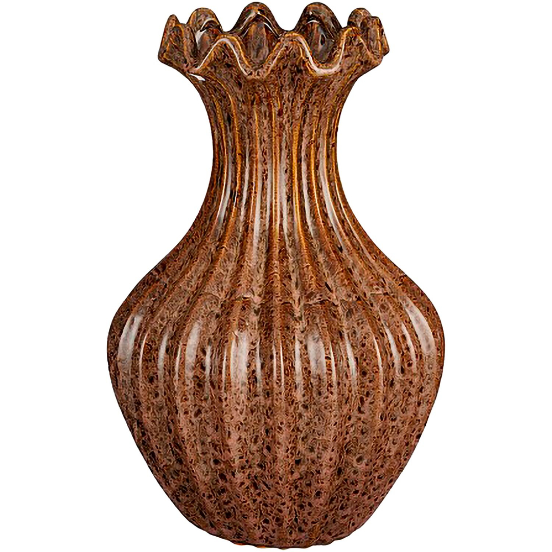 Vaas Liscia 35 cm hoog bruin