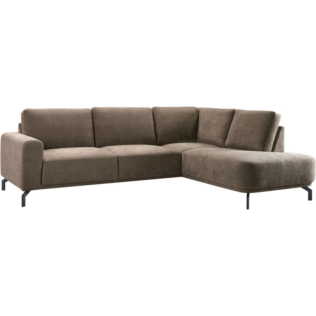 Hoekbank rechts Vanetti donkerbruin basic comfort