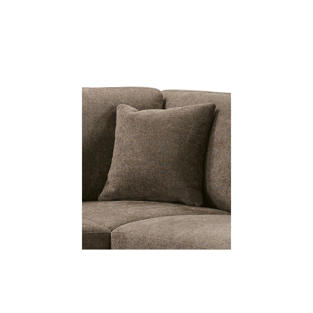 Hoekbank rechts Vanetti donkerbruin basic comfort
