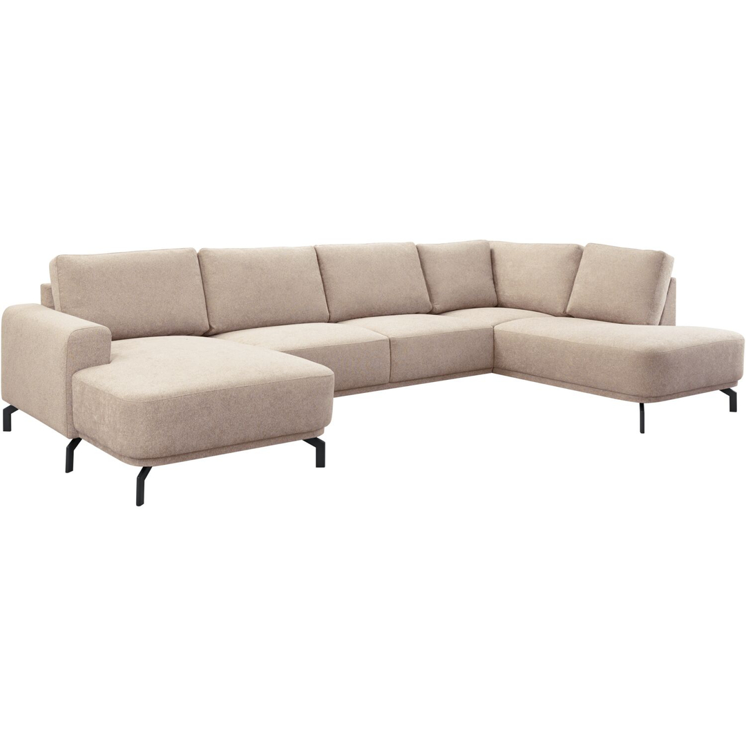 Hoekbank rechts Vanetti beige basic comfort