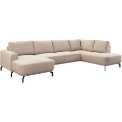 Hoekbank rechts Vanetti beige basic comfort