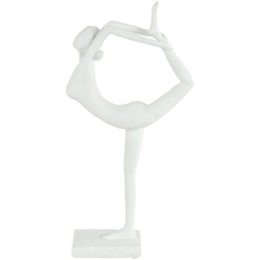 Decoratiebeeld Secchia ballerina 31,5 cm hoog wit