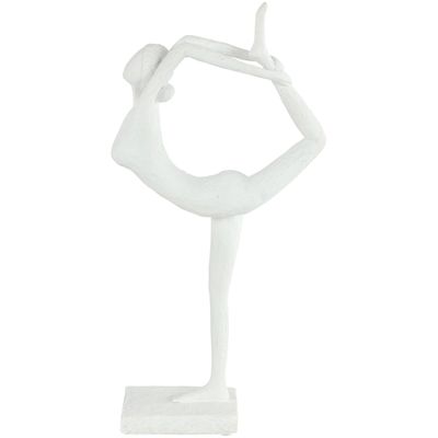 Decoratiebeeld Secchia ballerina 31,5 cm hoog wit