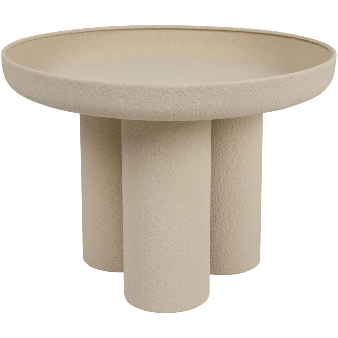 Decoratieplateau Secchia 30x30x21,5 cm beige