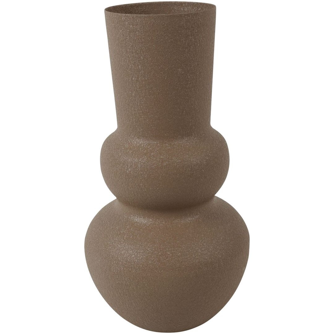 Vaas Secchia 30,5 cm hoog bruin